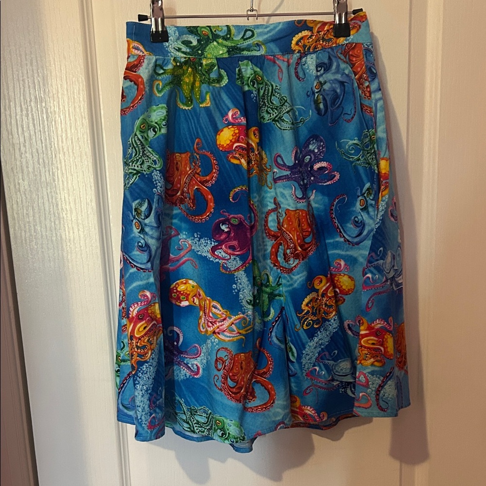 Retrolicious Octopus 🐙 Print Skirt